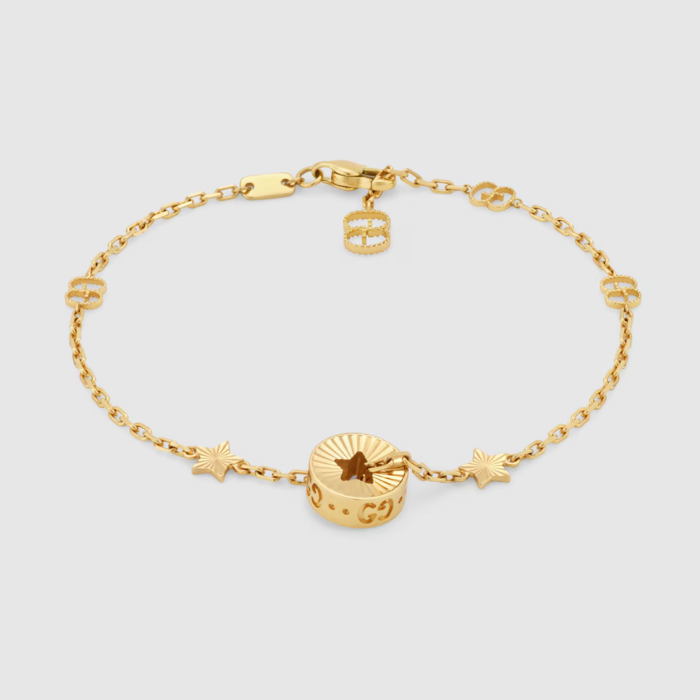 Gucci Icon 18k Star Bracelet